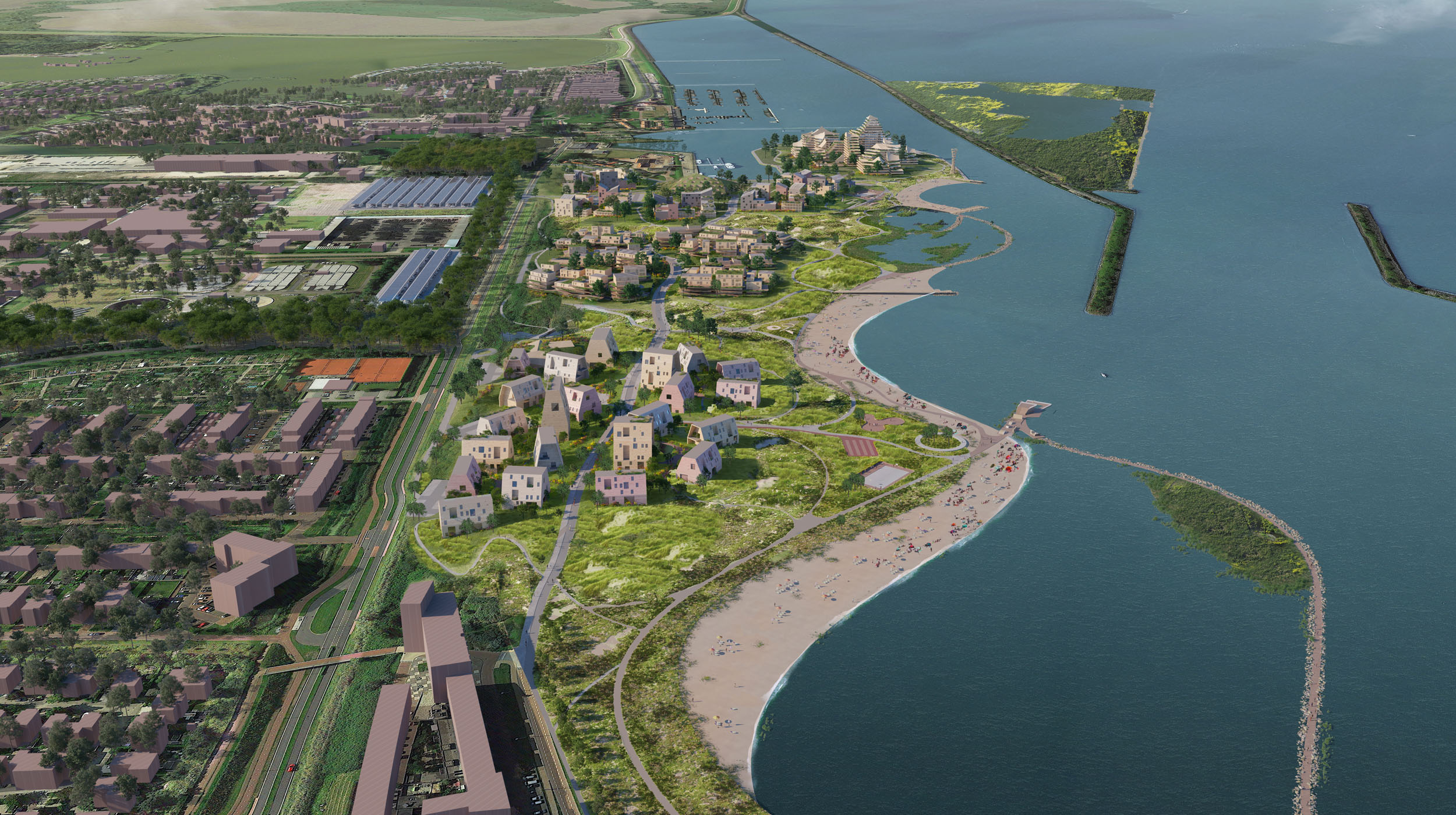 Urban Masterplan Waterfront Lelystad